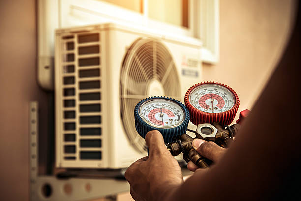 Professional Hvac Installation technician working in South Carver, MA